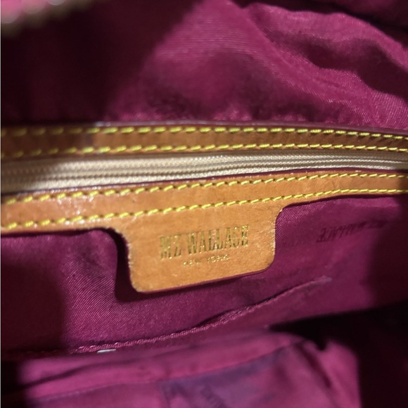 MZ Wallace navy blue nlyon satchel handbag - Picture 10 of 14